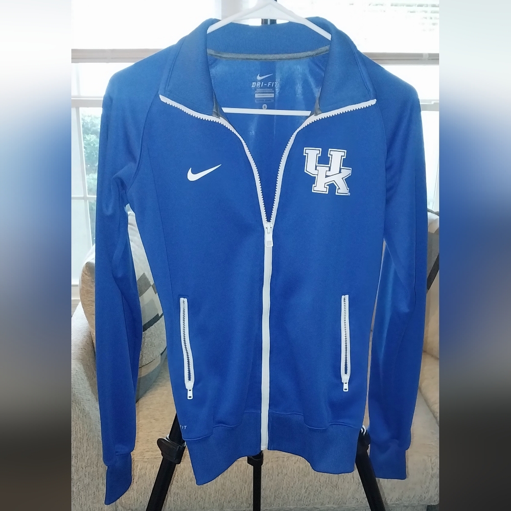 Women Nike Kentucky Wildcats Zip-Up Jacket Dri-Fit Size Small